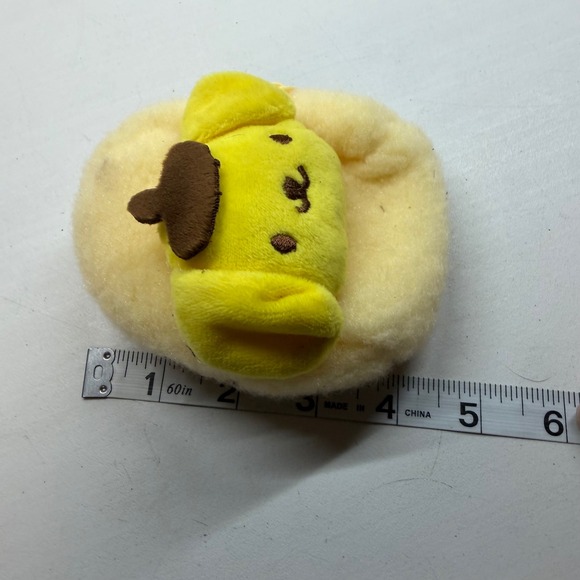 Sanrio Pompompurin Plush Yellow‎ Dog Heart Donut Beret Cute Kids Toy Coin Pouch - Picture 15 of 15